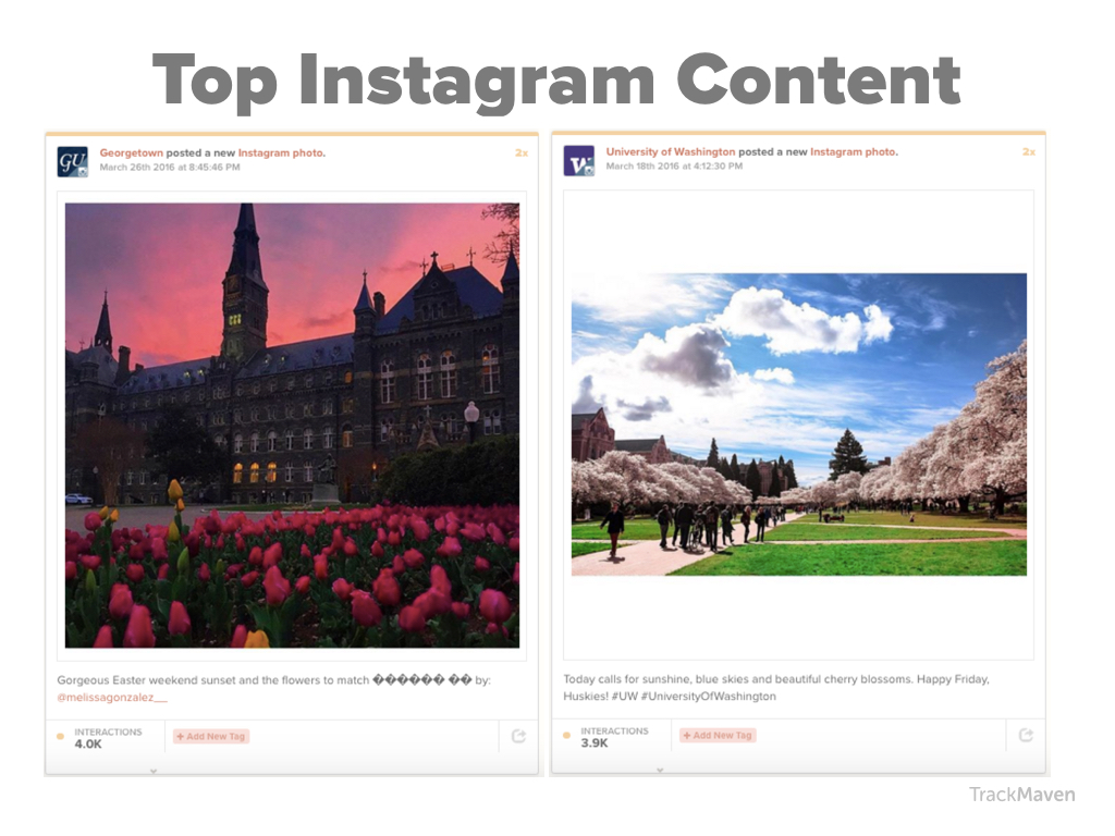 colleges on instagram